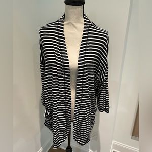 T by Talbots Terry Draped Cardigan